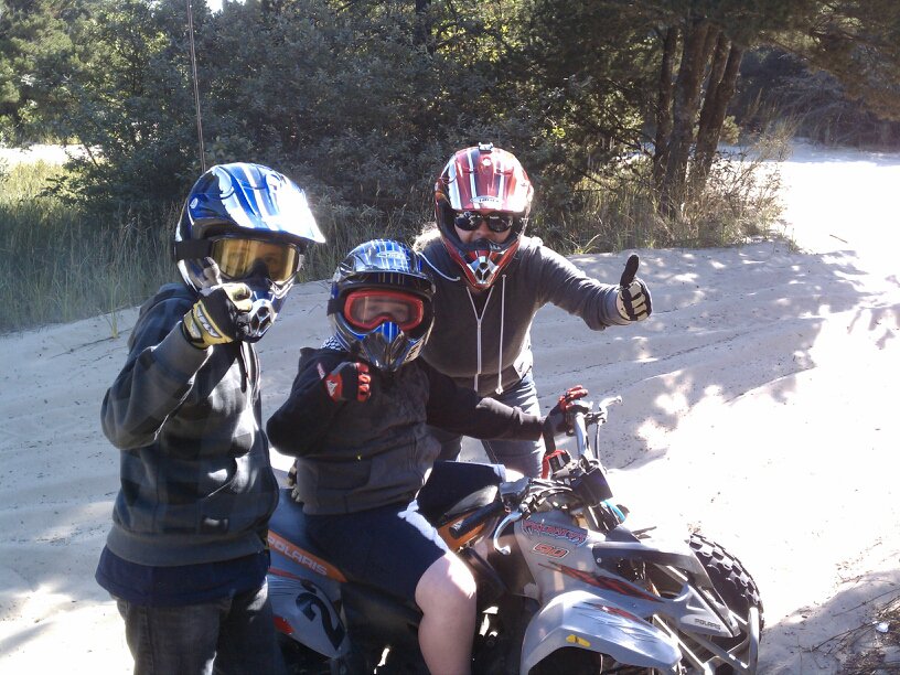 Thumbs up for First Time at Oregon Sand Dunes