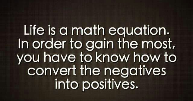 Life is a math equation