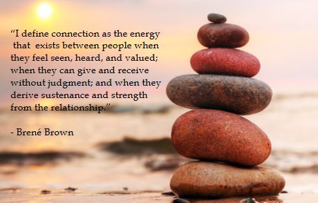 I define connection as the energy